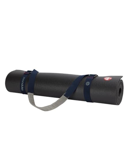 Manduka Yoga Commuter Mat Carrier - Eco-Friendly Cotton, Easy to Carry, Hands-Free, For All Mat Sizes - color: Odyssey
