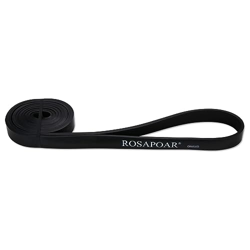 ROSAPOAR Resistance Band Pull up Band Fitness Exercise Bands Natural Latex for Workout Body Stretch Powerlifting Band Fitness Sport Training at Home/The Gym - color: black