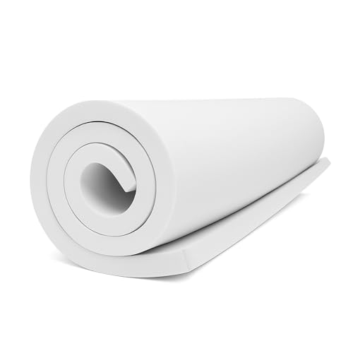 20mm Thick White Eva Foam Cosplay Sheets roll, 13.9" x 39" Premium eva Craft Foam for Cosplay Costume by MEARCOOH - color: White, size: Thickness-20mm