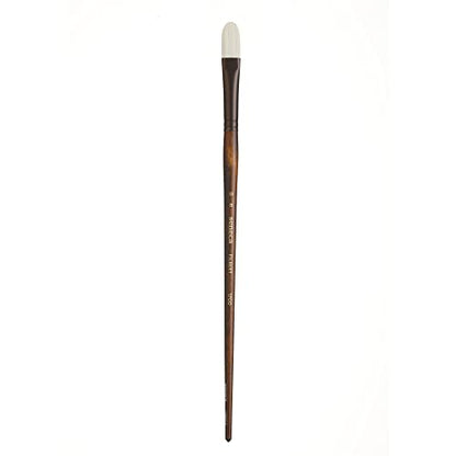 Seneca Artist Brush, Filbert 8 (1700FB-8) by Willow Wolfe, Professional Synthetic Bristle Paint Brush for Acrylic, Oil and Water Mixable Oil, Series 1700, 8 Filbert - size: 8