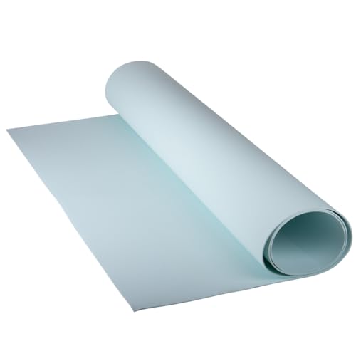 LotusFoam EVA Foam Sheet 3mm – 44"x 85" Craft Foam for Cosplay, Costumes & DIY, High Density 130 kg/m3, Heat Shapeable, Paintable, 35 Colors (Sea Blue) - Sea Blue - color: Sea Blue