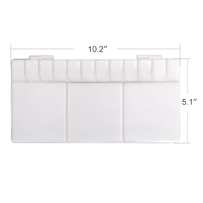 Transon Paint Palette Box 33 Wells for Mixing Gouache, Acrylic and Oil Paint with 1 Paint Brush - size: 33 Wells