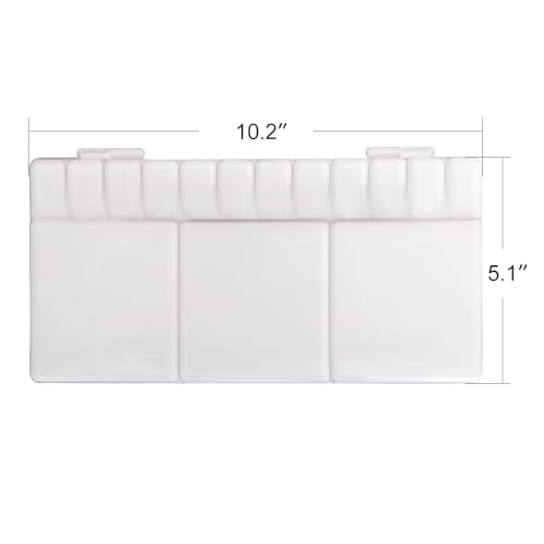 Transon Paint Palette Box 33 Wells for Mixing Gouache, Acrylic and Oil Paint with 1 Paint Brush - size: 33 Wells