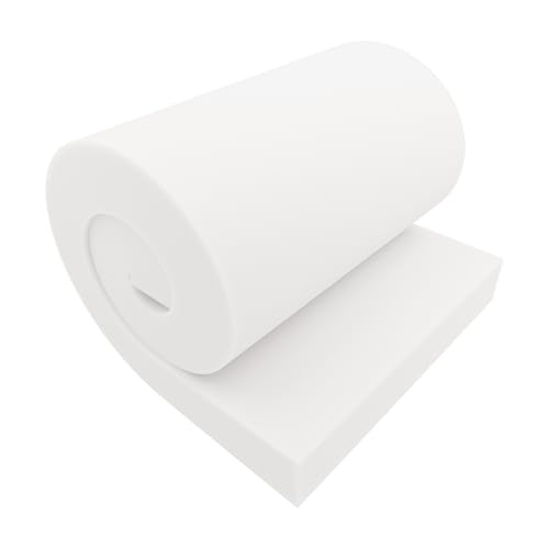 GoTo Foam 5" Height x 24" Width x 72" Length 44ILD (Firm) Upholstery Cushion Made in USA - color: Firm, size: 5x24x72