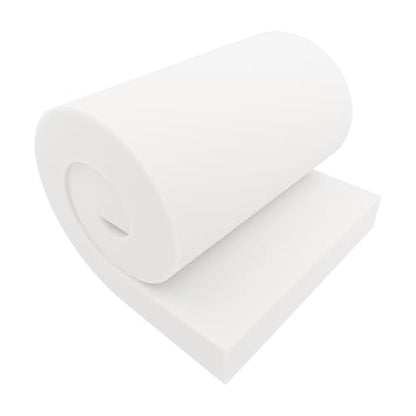 GoTo Foam 5" Height x 24" Width x 72" Length 44ILD (Firm) Upholstery Cushion Made in USA - color: Firm, size: 5x24x72