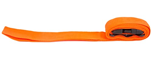 PrimaCare IR-5007-3 Pack of 3, 2 Piece Backboard with Swivel Speed Clip – Adjustable Patient Immobilization Straps with Quick Release Buckles for Spine Boards, 9 Feet, Orange - size: Swivel Speed Clip 9 Ft