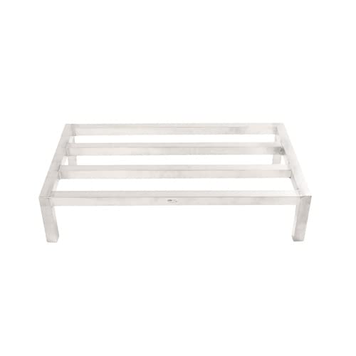 CenPro Commercial NSF Aluminum Dunnage Rack - 1,500 lb. Weight Capacity - 36"x20"x8" (28W-137) - size: 36x20x8"