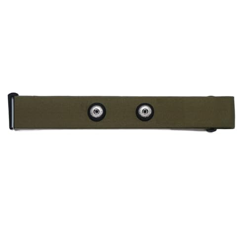 FITCENT Heart Rate Monitor Chest Replacement Strap Compatible with Polar H10 H9 H7, Adjustable Soft HR Belt Work for Polar Heart Rate Sensor Garmin HRM200 - color: Armygreen