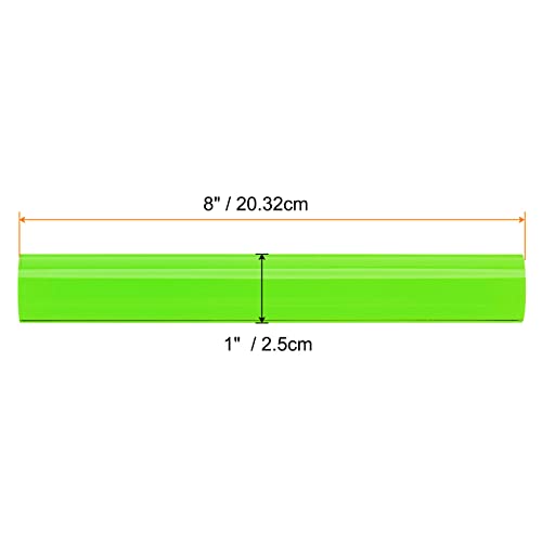 HARFINGTON Acrylic Clay Roller 8 Inch x 1 Inch Solid Non-Stick Plastic Round Tube Roller Polymer Clay Rod Fondant Rolling Pin for Shaping, Sculpting, Modeling DIY Crafts, Green - color: Green, size: 8 Inch x 1 Inch