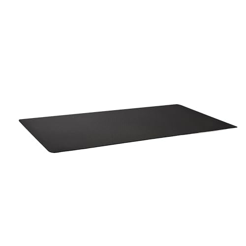 Amazon Basics 1/4 Inch Thick TPE Exercise Yoga Mat with Carrying Strap - color: Black