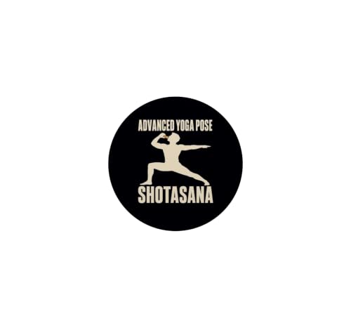 Shotasana Advanced Yoga Pose Drinking Humor PopSockets Adhesive PopGrip - style: Adhesive PopGrip
