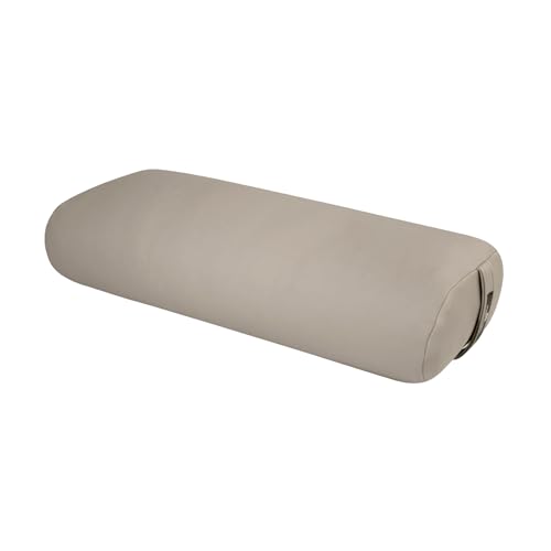 Hugger Mugger Standard Yoga Bolster - Firm, Supportive, Handmade, Durable - color: EZ Clean Taupe