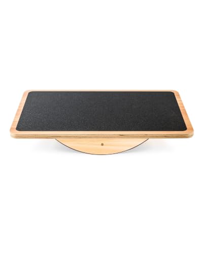 StrongTek Wooden Balance Board, Basic Rocker or Advanced 360° Wobble - color: Extra Large-Basic