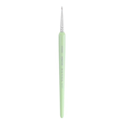 HARFINGTON Detail Paint Brushes 5mm Pointed Tip Nylon Hair Miniature Painting Brush for Watercolor Oil Acrylic Painting(00000#), Green - color: Green, size: 00000# 5mm
