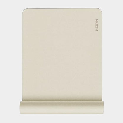 WeGym Yoga Mat, 4 mm Cushioned Non-Slip for Yoga, Pilates and Home Workouts - color: PU_Sandstone, style: Polyurethane