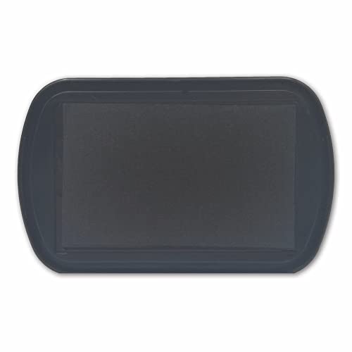 Jacquard ColorPad Waterproof and Permanent Premium Dye Ink Pad - Deep Dark Black - Quick-Drying - Acid Free & Non-Toxic - Sharp Impression Every Time