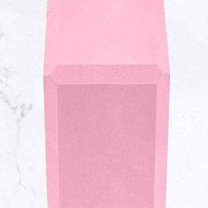 MYGA Yoga Block,Lightweight EVA Foam Yoga Brick,High Density Non-Slip Block for Yoga Poses, Pilates, Balance and Flexibility - color: Dusty Pink, size: One Size (Pack of 2)