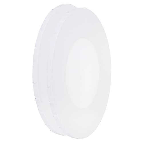 PATIKIL Paint Canvases Panel for Painting, 2 Pack 8x12 Inch Oval Wood Frame Stretched Blank Art Board Panels for Acrylic, Oil, Tempera Painting, White - size: 8x12 Inch