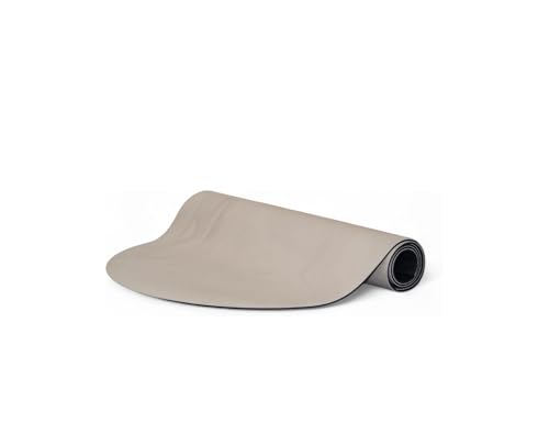 Non-Slip Anti-Roll 5mm Pilates, Yoga & Exercise Mat - color: Beige Wash