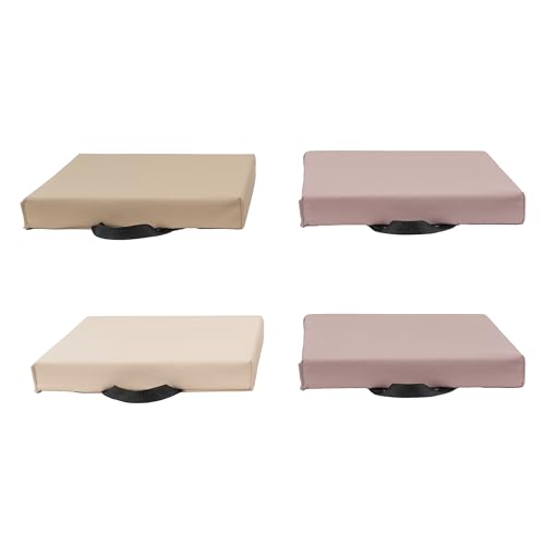 FDP SoftScape 12 inch Square Toddler Floor Cushions with Handles Flexible Seating for Daycare, Preschool, Playroom 1.5 inch Deluxe Foam (4-Piece) - Teddy - color: Teddy