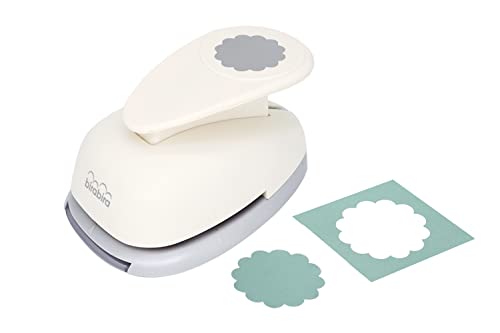 BiraBira Scalloped Circle Punch,1.75 inch for Paper Crafting Scrapbooking | Creating Gift Tags, Making Embellishments, Additions to Handmade Cards