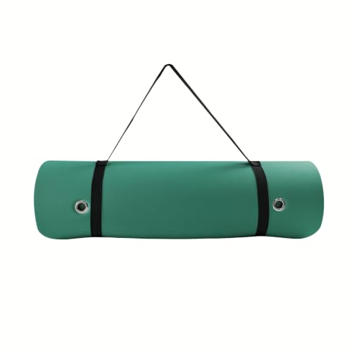 TONE Fitness Hanging Yoga Mat, Pilates Mat, Exercise Mat for Home Workouts with Carry Strap | V Pattern | Multiple Colors - color: Teal