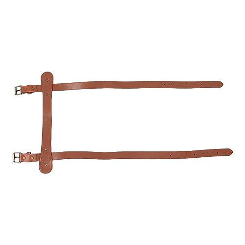 PU Leather Blanket Carry Strap with Adjustable Buckles Tear Portable Yoga Mat Straps for Picnic Camping Beach Towel Blanket Strap