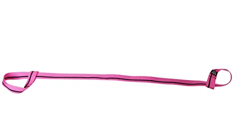Yoga Mat Carrier Strap, Roller Skate Leash, Ski Boots Or Snowboard Shoulder Sling Made In USA. - color: Pink