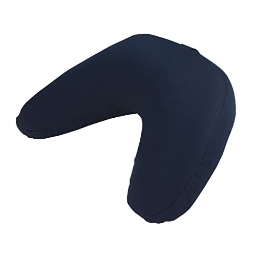 Hugger Mugger V-Shaped Meditation Cushion - Provides Support in Cross-Legged Sitting, Promotes Healthy Posture, Handmade in The USA - color: Blue