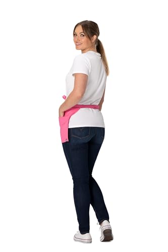 Chef Works Unisex Waitress Apron - color: Hot Pink
