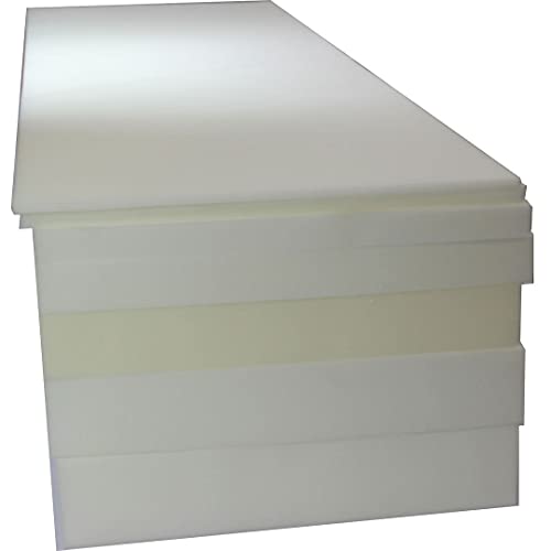 Mybecca Upholstery Foam Cushion Sheet High Density,4H x 24 W x 72 L - color: White, style: 4x24x72