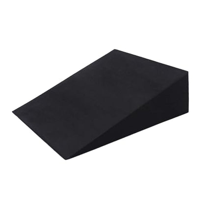 Professional Yoga Foam Wedge Calf Stretcher Foam Stretch Slant Boards Foot Stretch Wedge Block for Home Exercise, Yoga - color: Black,28x25x9, size: 28x25x9