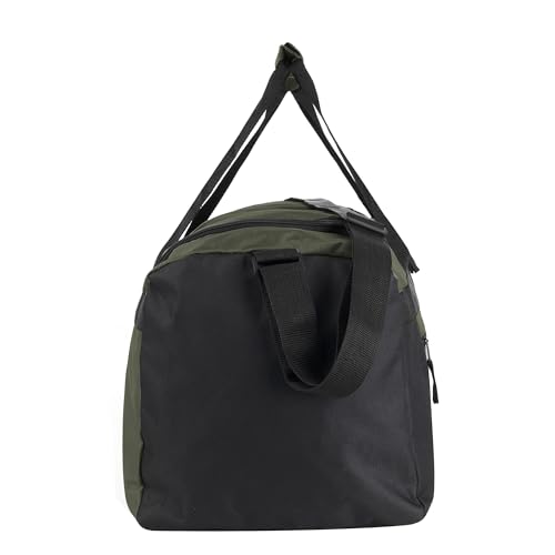 40 Liter, 22 Inch Reflective Duffle Bag with Shoulder Strap for Men, Women, Travel - color: Hunter Green
