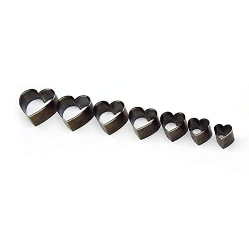 Alloy Steel Heart Sharp Cutting die for Cardboard, Leather, PVC, Fabric Good Helper for Handicraft (Steel03) - color: Steel03