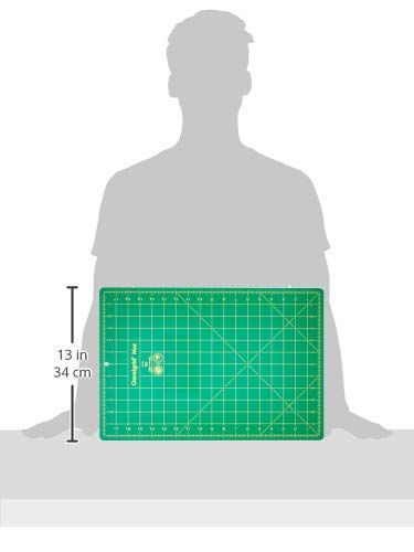 Omnigrid Self-Healing Cutting Mat - 12'' x 18'' Inch Precision Fabric Cutting Mat with Durable Surface for Quilting, Sewing & Crafts | Precision Fabric Cutting Mat with Durable Surface for Quilting, Sewing & Crafts - size: 18.8"L x 13.2"W