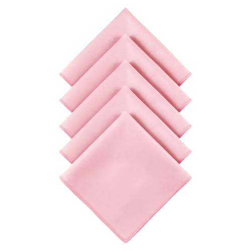 HOULIFE Sweat Absorbing Handkerchief for Men, Microfiber Quick-Dry Towels | Rags for Gym Sport Workout, Sweat Towel for Hand, Absorbency, Comfortable - color: Pink