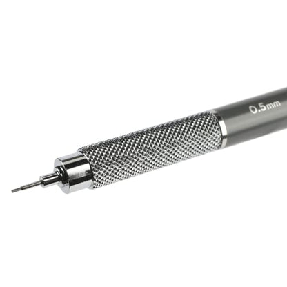 ALVIN DM05 Draft/Matic® Mechanical Pencil, 0.5mm, Stainless Steel Drawing and Design Tool for Students and Professionals, Great for Drafting, Architecture, Engineering, and Art - color: Black