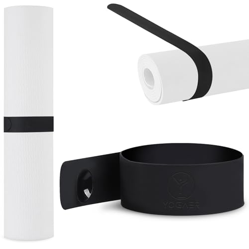 Yoga Mat Carrier Strap, Adjustable Thick Straps Sling for Carrying Large Mats, Stretching Band - color: 2pcs Slap Band Black