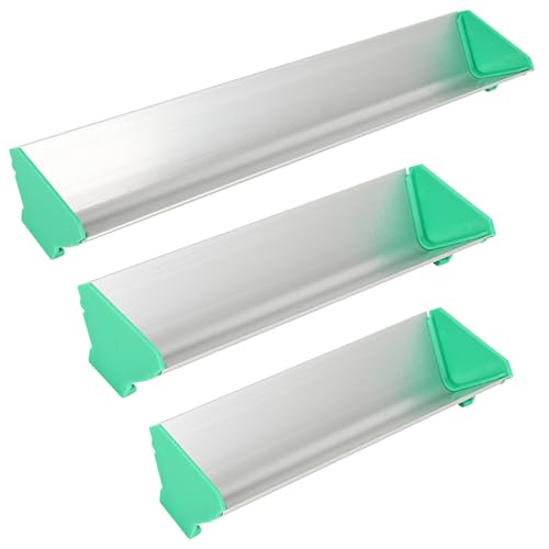 3 Pcs Dual Edge Aluminum Emulsion Scoop Coater for Silk Screen Printing Coating Tool 8'' 10'' 16'', Screen Printing Supplies, 3 Sizes