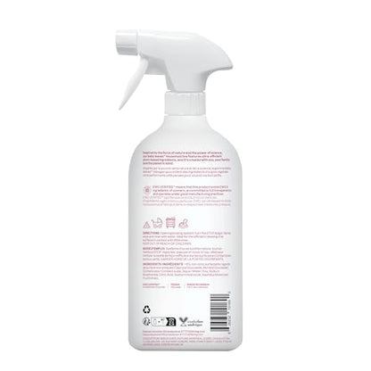 ATTITUDE Baby & Kids Toy Cleaner Spray, EWG Verified, Multi-Surface Cleaner for Toys, High Chairs & Play Areas, Naturally Derived, Vegan, Unscented, 27.1 Fl Oz (Pack of 6)