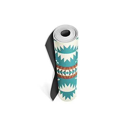 Yune Yoga x Pendleton Spider Rock Yoga Mat – 72”x24”, 6mm Thick, Non-Slip, Eco-Friendly PER – Native-Inspired Design for Home & Studio