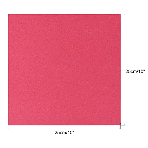uxcell Red EVA Foam Sheets 10 x 10 Inch 3mm Thickness for Crafts DIY Projects, 4 Pcs - color: Red