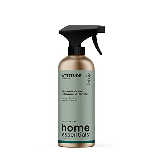 ATTITUDE All Purpose Cleaner, EWG Verified Multi-Surface Products, Vegan, Naturally Derived Multipurpose Cleaning Spray, Lavender and Rosemary, 16 Fl Oz - size: 16 Fl Oz (Pack of 1)
