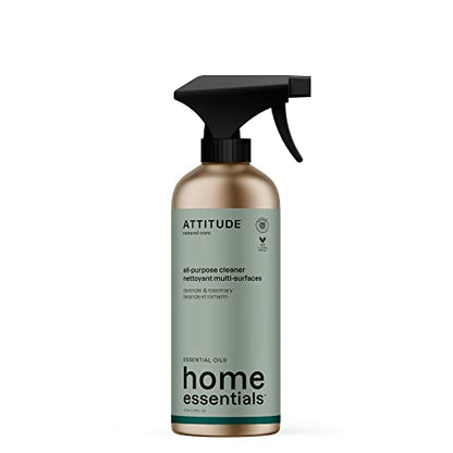 ATTITUDE All Purpose Cleaner, EWG Verified Multi-Surface Products, Vegan, Naturally Derived Multipurpose Cleaning Spray, Lavender and Rosemary, 16 Fl Oz - size: 16 Fl Oz (Pack of 1)