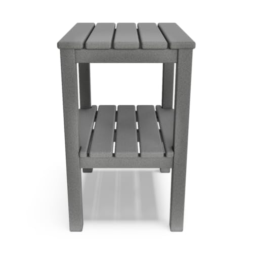 BY THE YARD Accent Table (Gray) - color: Grey
