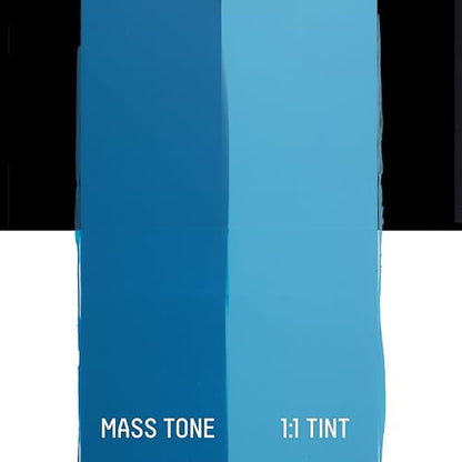 Liquitex BASICS Acrylic Fluid Paint, 4-oz Bottle, Cerulean Blue Hue | Super Versatile, Fine Art Pigments; Fluid Consistency, Vibrant satin colors, Permanent, Lightfast, Water-Resistant Finish - color: Cerulean Blue Hue, style: 118ml (4-oz)