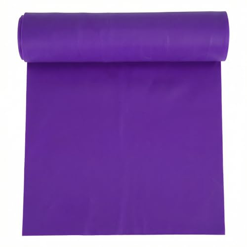 1.5M Resistance Band Elastic Stretch Band for Yoga Pilates and Strength Training - color: purple
