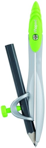 Maped Study Metal Compass with Universal Holder in Reusable Storage Case (119410TA)