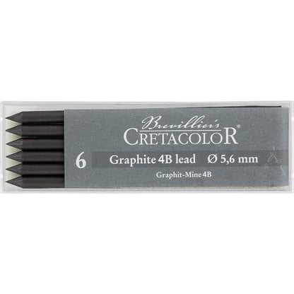Cretacolor Graphite Lead, Graphite Lead 4B - style: Graphite 4B
