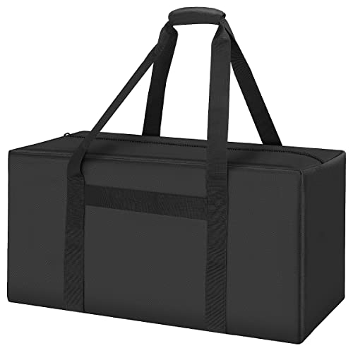 INFANZIA 24in Large Travel Duffel Bag, 600D Water Resistant Foldable, 56L - size: 24x12x12 inch
